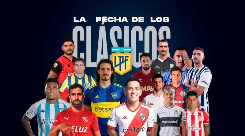 Fecha de los Clásicos Argentinos: horarios y televisación de cada partido